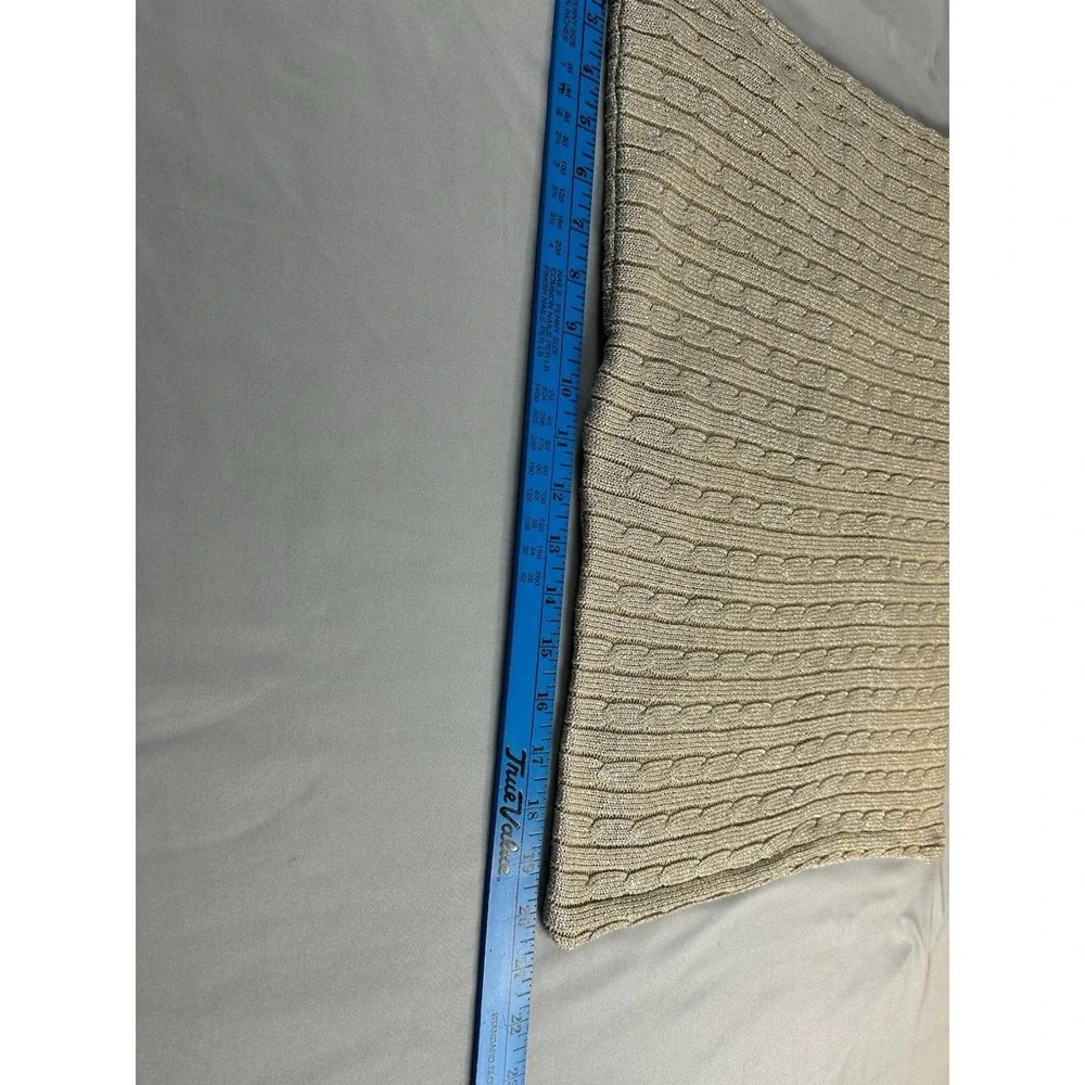Lauren‎ Ralph Lauren Decorative Pillowcase Textured Knit Neutral
